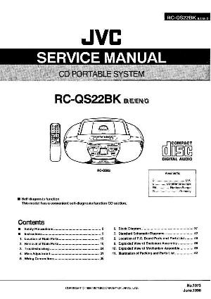 Сервисная инструкция JVC RC-QS22BK ― Manual-Shop.ru