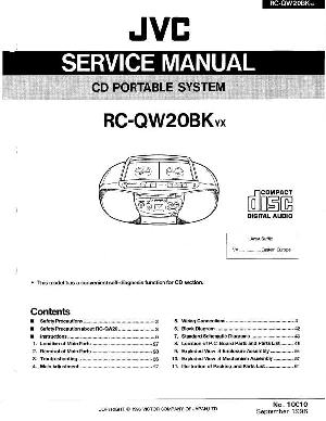 Сервисная инструкция JVC RC-QW20BK ― Manual-Shop.ru