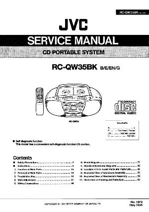 Сервисная инструкция JVC RC-QW35BK ― Manual-Shop.ru