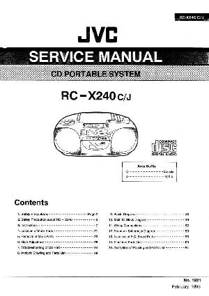 Сервисная инструкция JVC RC-X240 ― Manual-Shop.ru