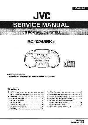 Сервисная инструкция JVC RC-X245BK ― Manual-Shop.ru