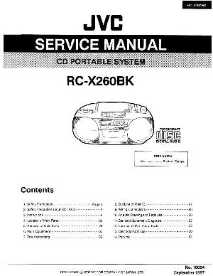 Сервисная инструкция JVC RC-X260BK ― Manual-Shop.ru