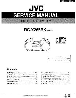 Сервисная инструкция JVC RC-X265BK ― Manual-Shop.ru