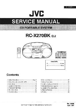 Сервисная инструкция JVC RC-X270BK ― Manual-Shop.ru