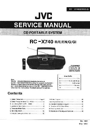 Service manual JVC RC-X740 ― Manual-Shop.ru