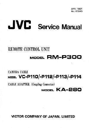 Сервисная инструкция JVC RM-P300 ― Manual-Shop.ru