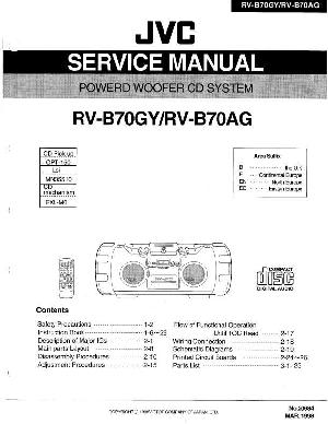 Сервисная инструкция JVC RV-B70GY, RV-B70AG ― Manual-Shop.ru