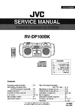 Сервисная инструкция JVC RV-DP100BK ― Manual-Shop.ru