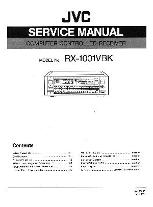 Сервисная инструкция JVC RX-1001VBK ― Manual-Shop.ru