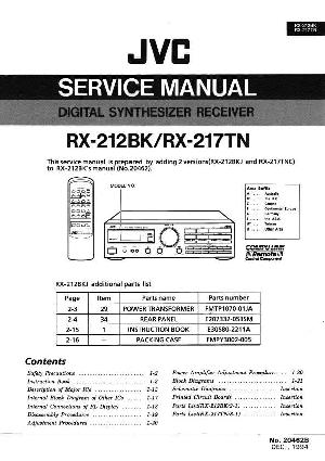 Сервисная инструкция JVC RX-217TN ― Manual-Shop.ru