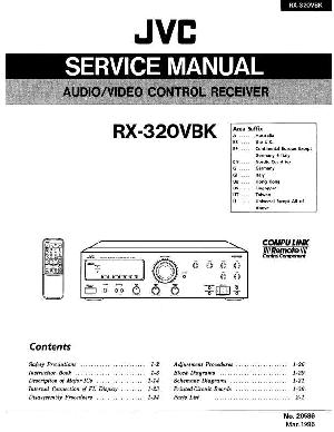 Сервисная инструкция JVC RX-320VBK ― Manual-Shop.ru