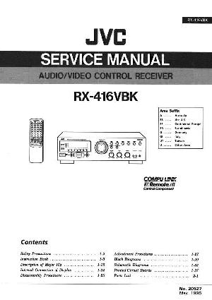 Сервисная инструкция JVC RX-416VBK ― Manual-Shop.ru