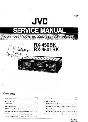 Сервисная инструкция JVC RX-450BK ― Manual-Shop.ru