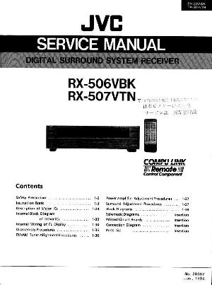 Сервисная инструкция JVC RX-506VBK, RX-507VTN ― Manual-Shop.ru
