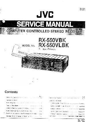 Сервисная инструкция JVC RX-550VBK, VLBK ― Manual-Shop.ru