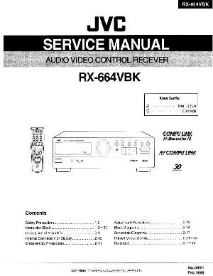 Сервисная инструкция JVC RX-664VBK ― Manual-Shop.ru