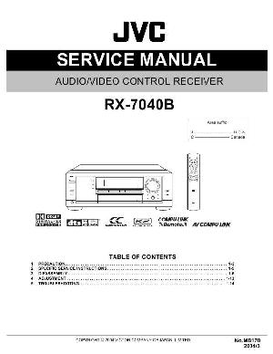Сервисная инструкция JVC RX-7040B ― Manual-Shop.ru