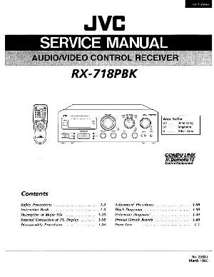 Сервисная инструкция JVC RX-718PBK ― Manual-Shop.ru
