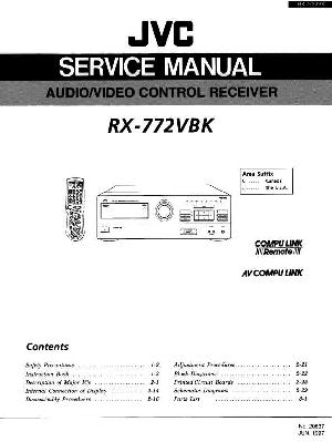 Сервисная инструкция JVC RX-772VBK ― Manual-Shop.ru