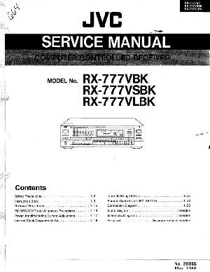 Сервисная инструкция JVC RX-777VBK ― Manual-Shop.ru