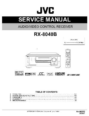 Сервисная инструкция JVC RX-8040B ― Manual-Shop.ru