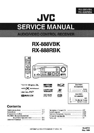 Сервисная инструкция JVC RX-888RBK, RX-888VBK ― Manual-Shop.ru