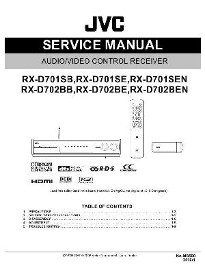 Service manual JVC RX-D701, RX-D702 ― Manual-Shop.ru