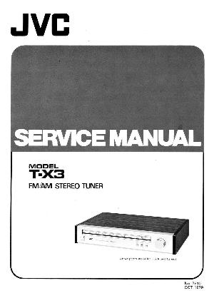 Сервисная инструкция JVC T-X3 ― Manual-Shop.ru