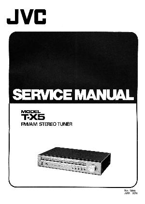Сервисная инструкция JVC T-X5 ― Manual-Shop.ru