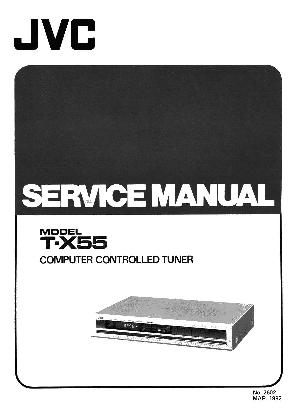 Service manual JVC T-X55 ― Manual-Shop.ru
