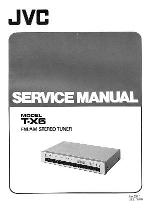 Сервисная инструкция JVC T-X6 ― Manual-Shop.ru