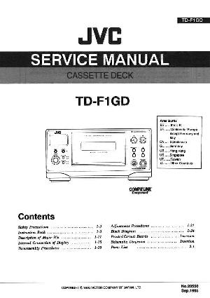 Service manual JVC TD-F1GD ― Manual-Shop.ru