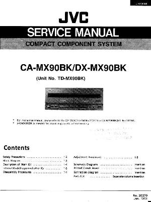 Сервисная инструкция JVC TD-MX90BK ― Manual-Shop.ru