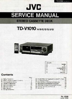 Сервисная инструкция JVC TD-V1010 ― Manual-Shop.ru