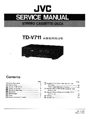Сервисная инструкция JVC TD-V711 ― Manual-Shop.ru