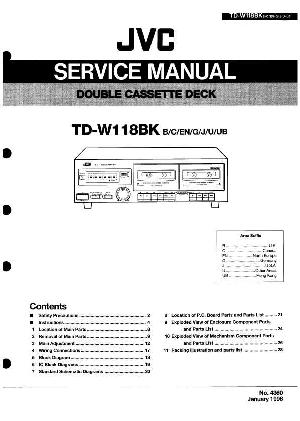 Сервисная инструкция JVC TD-W118BK ― Manual-Shop.ru
