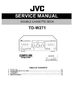 Service manual JVC TD-W271 ― Manual-Shop.ru
