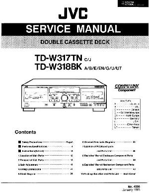 Сервисная инструкция JVC TD-W317TN, TD-W318BK ― Manual-Shop.ru