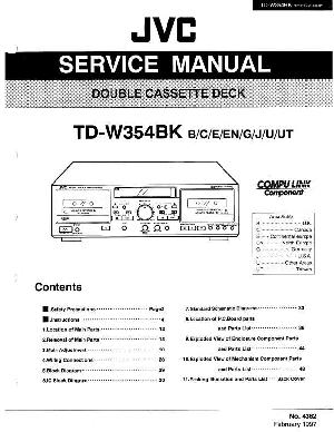 Сервисная инструкция JVC TD-W354BK ― Manual-Shop.ru
