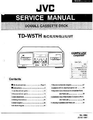 Сервисная инструкция JVC TD-W5TH ― Manual-Shop.ru