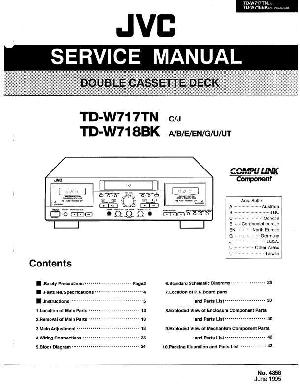 Сервисная инструкция JVC TD-W717TN, TD-W718BK ― Manual-Shop.ru