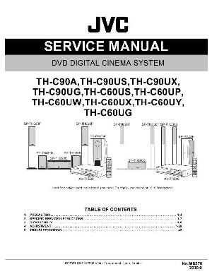 Сервисная инструкция JVC TH-C60, TH-C90 ― Manual-Shop.ru
