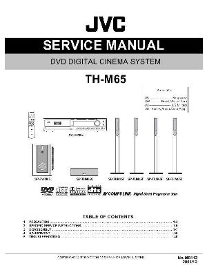 Сервисная инструкция JVC TH-M65 ― Manual-Shop.ru