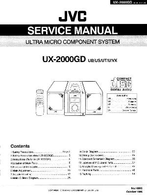 Сервисная инструкция JVC UX-2000GD ― Manual-Shop.ru