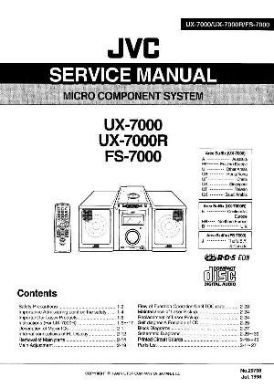 Сервисная инструкция JVC UX-7000, UX-7000R ― Manual-Shop.ru