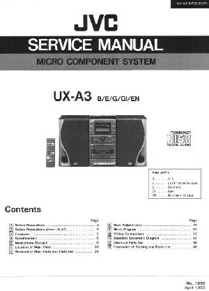 Сервисная инструкция JVC UX-A3 ― Manual-Shop.ru