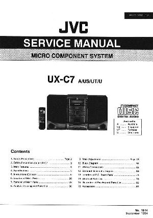 Сервисная инструкция JVC UX-C7 ― Manual-Shop.ru