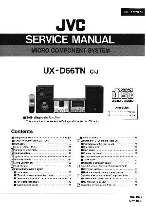 Сервисная инструкция JVC UX-D66TN ― Manual-Shop.ru
