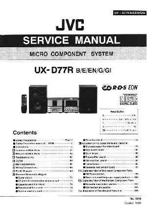 Сервисная инструкция JVC UX-D77R ― Manual-Shop.ru
