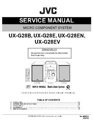 Сервисная инструкция JVC UX-G28 ― Manual-Shop.ru